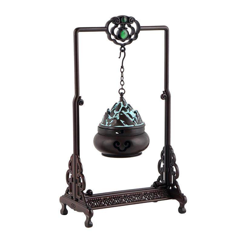 江山如意新中式熏香吊炉摆件家用禅意茶室书房玄关香薰炉沉檀香炉,家居饰品,装饰摆件,淘宝优惠券,粉丝福利购,淘宝优惠卷