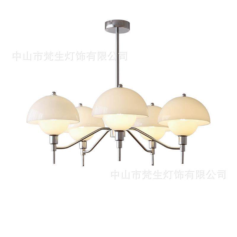 法式田园风白色奶油蘑菇客厅吊灯北欧创意中古餐厅卧室书房酒店灯,家装灯饰光源,智能吊灯,淘宝优惠券,粉丝福利购,淘宝优惠卷