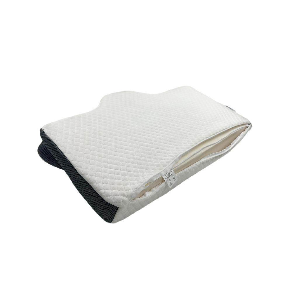 蝴蝶型睡眠记忆枕慢回弹牛角枕护颈椎海绵枕头异形枕芯