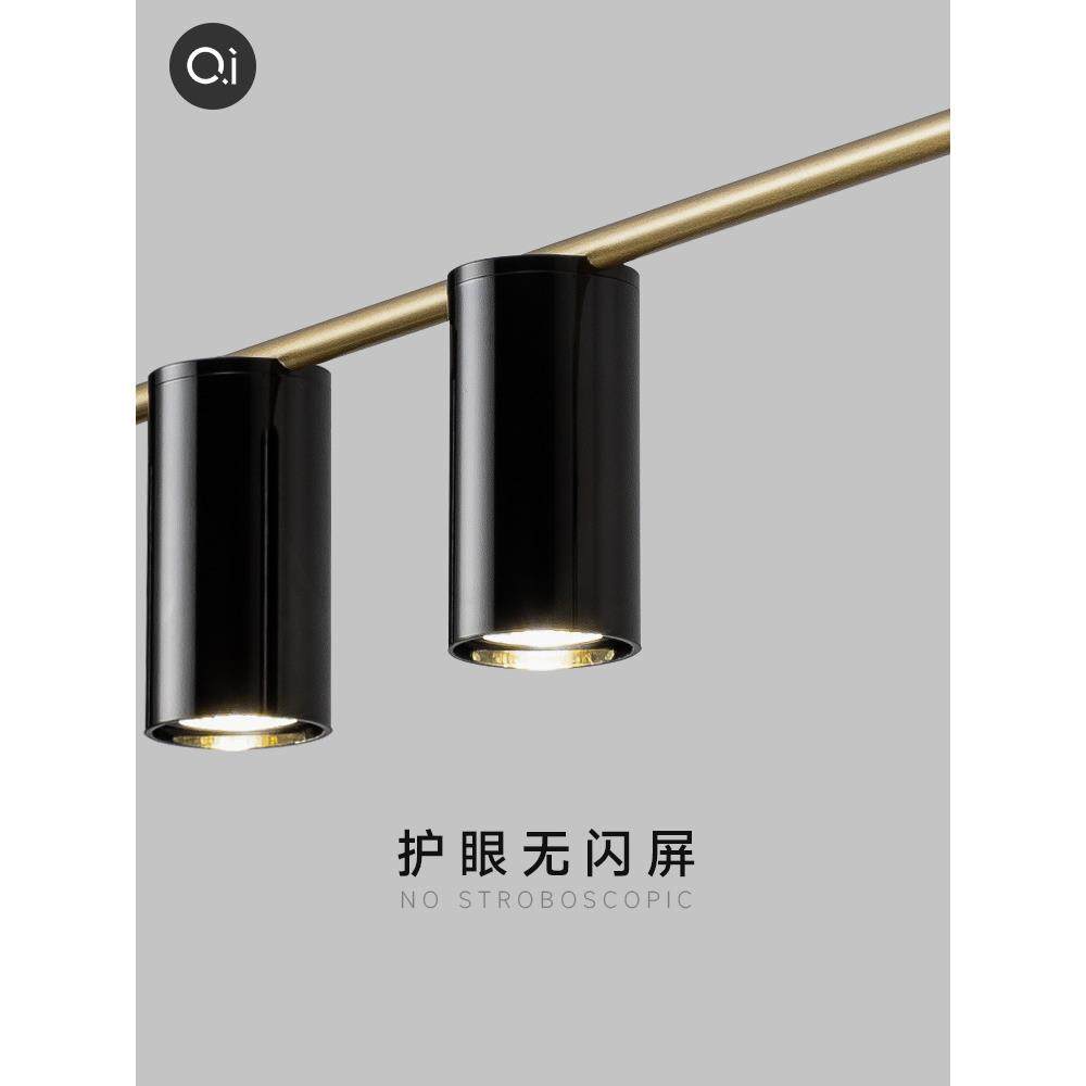 一字长条餐厅吊灯北欧客厅灯具极简个性轻奢创意饭厅餐桌吧台吊灯,家装灯饰光源,智能吊灯,淘宝优惠券,粉丝福利购,淘宝优惠卷