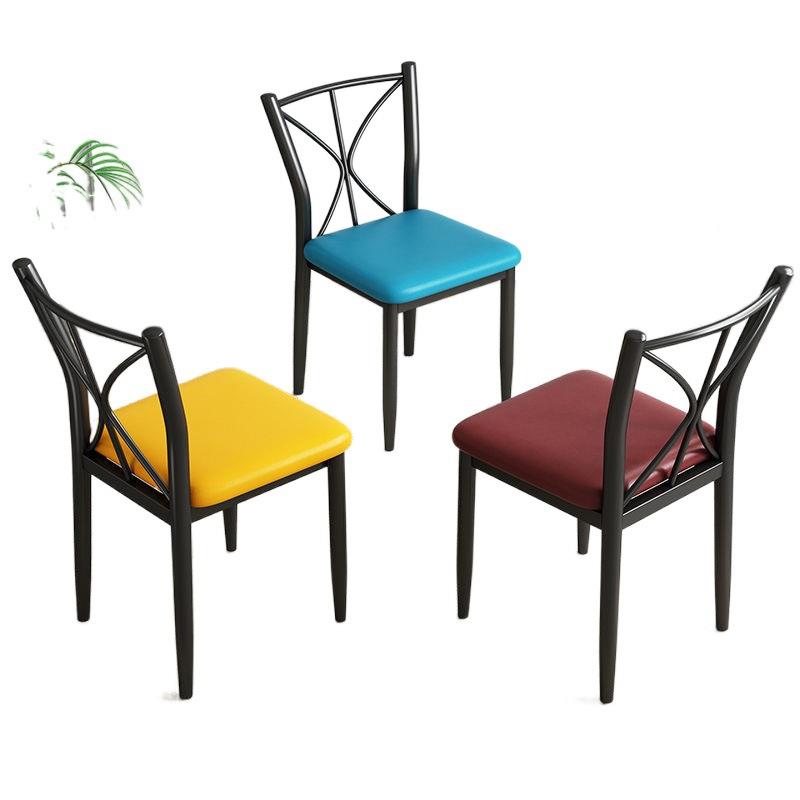 北欧餐椅家用现椅简代约公OPG椅子办学生宿舍靠背椅靠背直销