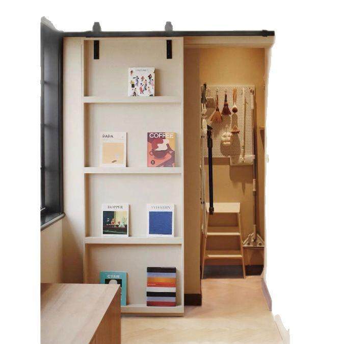 书架谷仓门玻璃门推拉门厨房卫生间移门书房衣帽间隔断仓谷门吊滑,全屋定制,阳台门,淘宝优惠券,粉丝福利购,淘宝优惠卷