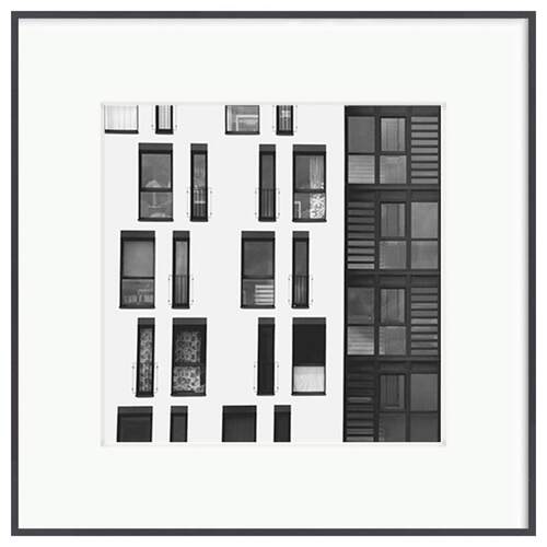 黑白线条建筑客厅装饰画现代简约餐厅轻奢壁画工业风抽象组合墙画