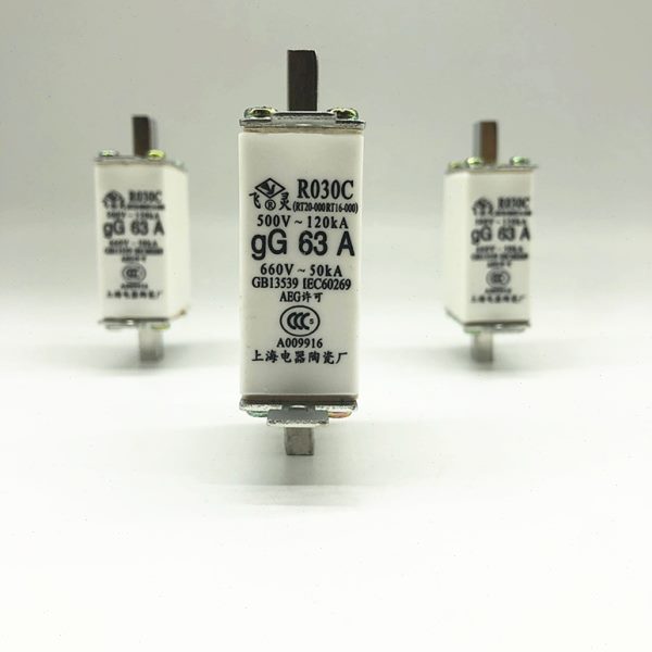 飞灵陶瓷熔断器NT00C RO30C RT20-000 R030C 32A63A80A125A熔芯