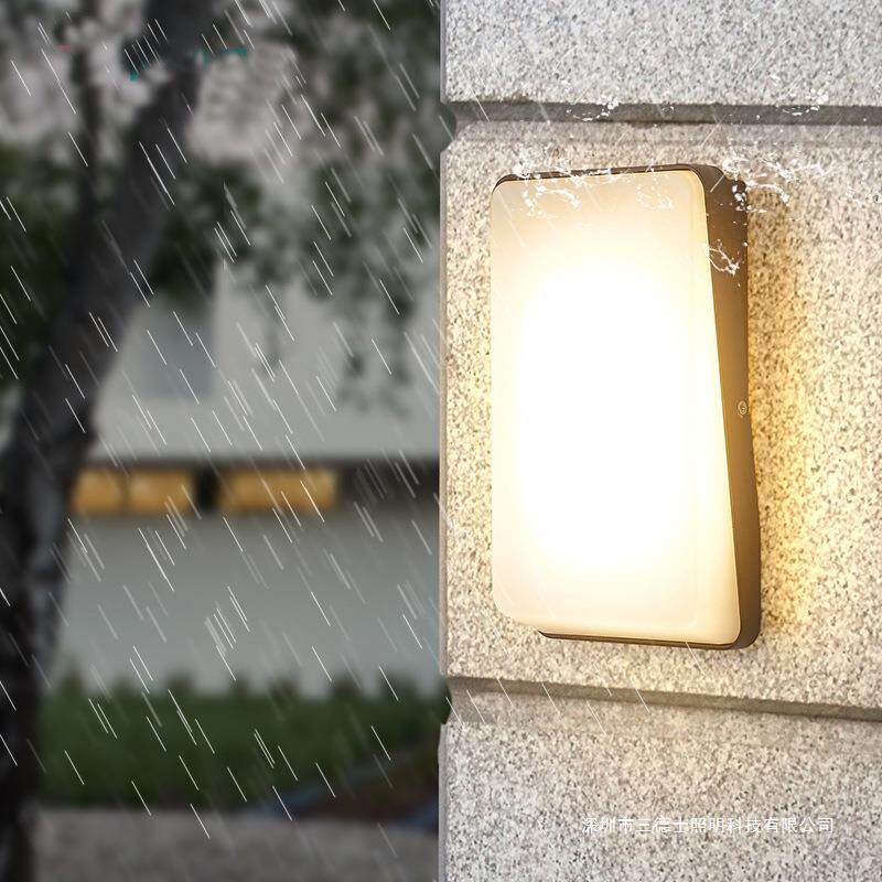 大门防水壁灯户外led简约现代墙壁灯壁灯超亮庭院别墅门口灯