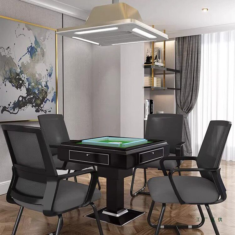 麻将椅子棋牌室专用椅子舒适久坐四张一套打麻将机桌馆靠背办公椅