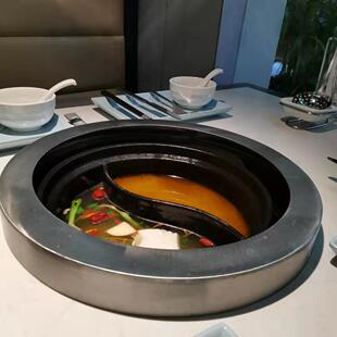 无烟火锅圆形钢圈 无烟下沉式装饰圈  无烟锅圈  电磁炉锅圈
