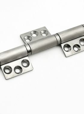 不锈钢旗型合页CL288三联合页重型加厚门铰链内置可转动360度