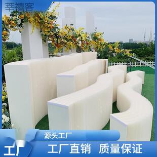 创意展示台多功能伸缩折叠纸展示架落地陈列架瓦楞纸凳纸质置物架