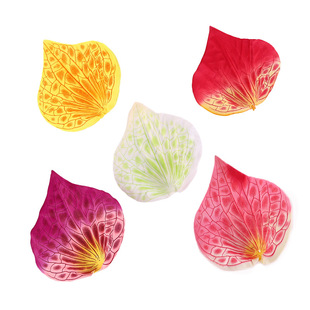 厂家直销批发仿真绢布马蹄莲花瓣花片花朵人造马蹄莲花瓣花片花朵