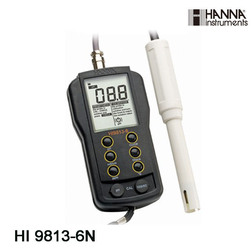 意大利哈纳HI9813-61 多参数水质测定仪 ph计 电导率仪 电导率计