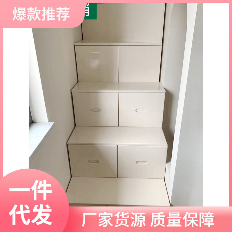 S83V批发实木梯柜梯子台阶储物柜高低床抽屉式楼梯多功能家居定