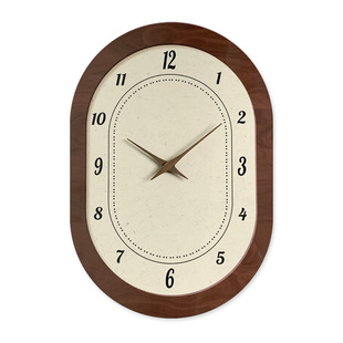 法式中古风餐厅挂墙时钟网红创意高级感客厅家用装饰挂钟艺术钟表