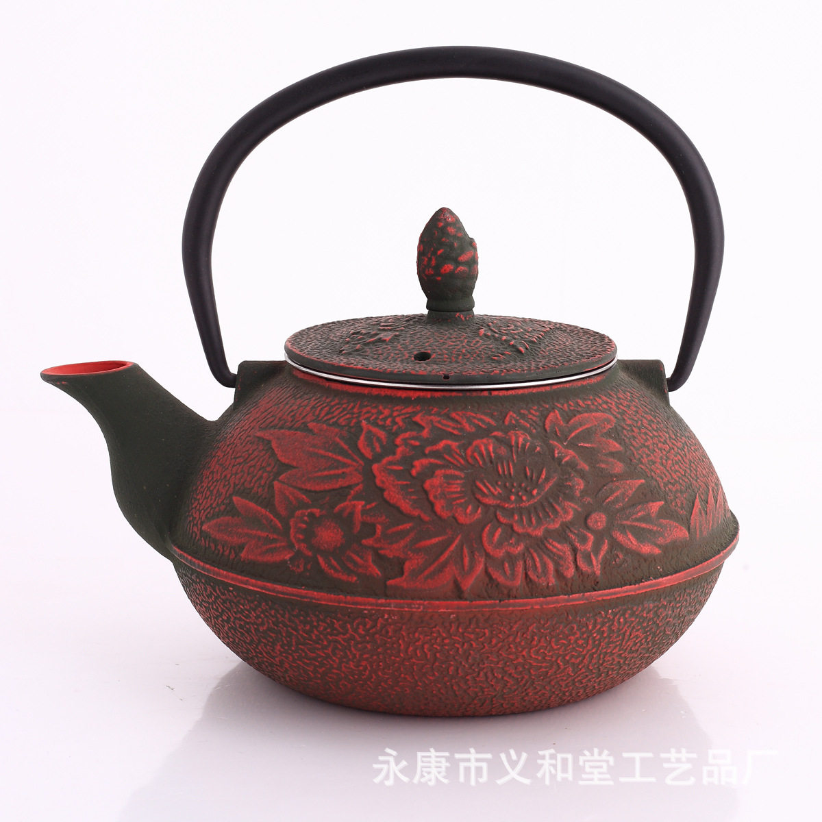 0.8升27盎司铸铁茶壶内亮光搪瓷外贸出口日本铁壶