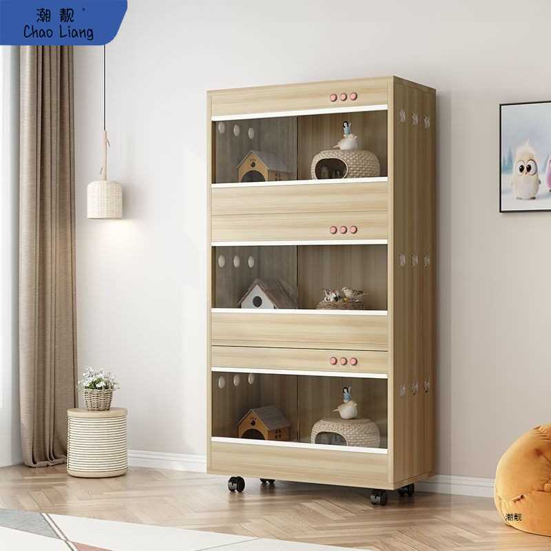 芦小鸡饲养箱宠物鸡养殖箱爬宠多层观赏繁殖育雏宠物造景卢丁新品