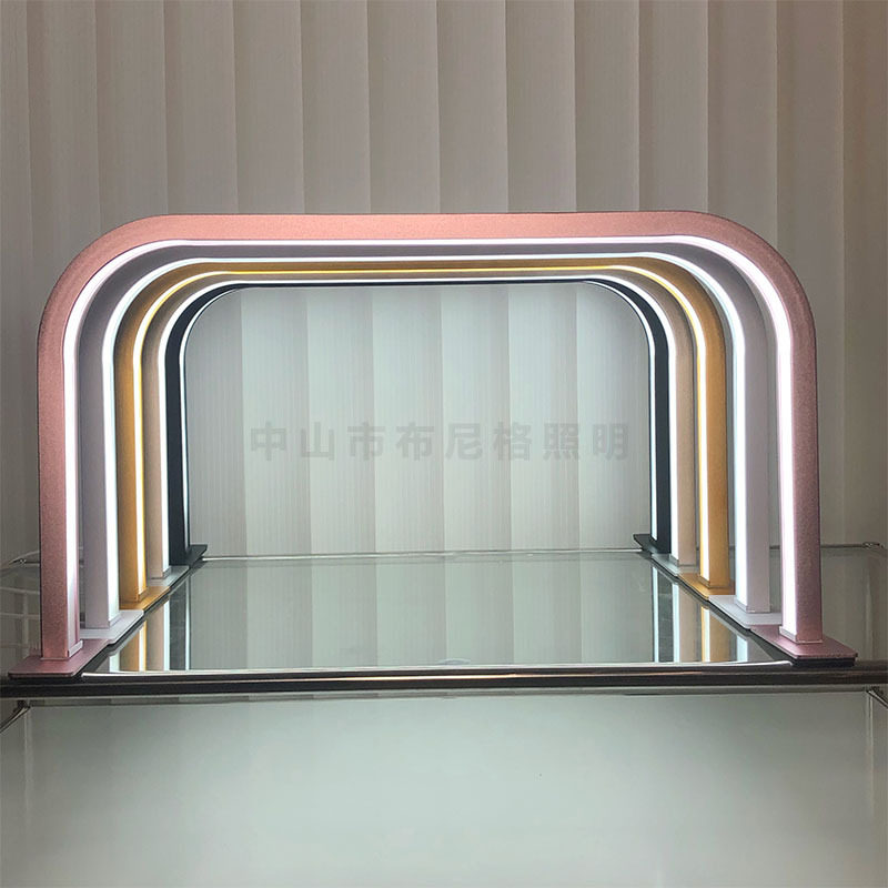 U型半月美甲美睫LED调光台灯