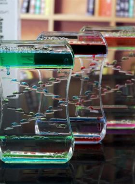 沙漏液体创意抖音同款减压