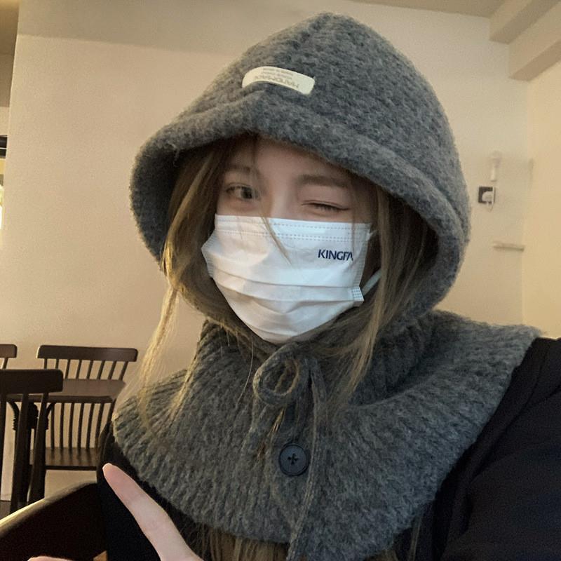 大头围巴拉克拉法帽子女秋
