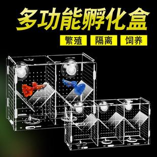 孔雀鱼孵化器繁殖盒鱼缸隔离网小鱼苗母鱼下崽分离产卵热带鱼产房
