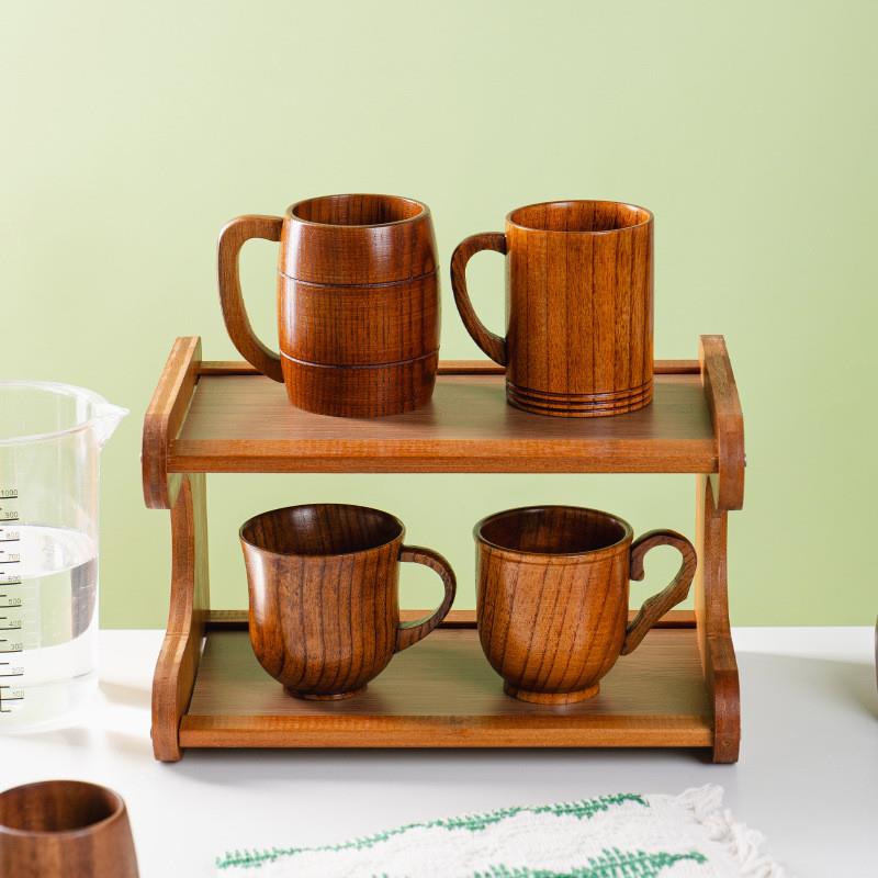 定制耐高温酸枣木啤酒杯手