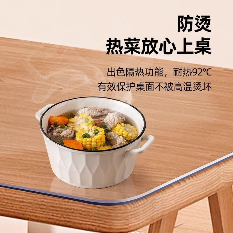 pvc透明软玻璃桌垫餐桌布