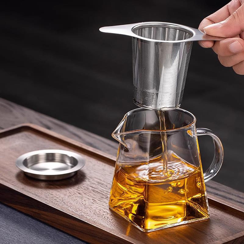 不锈钢茶滤双耳茶漏茶叶过