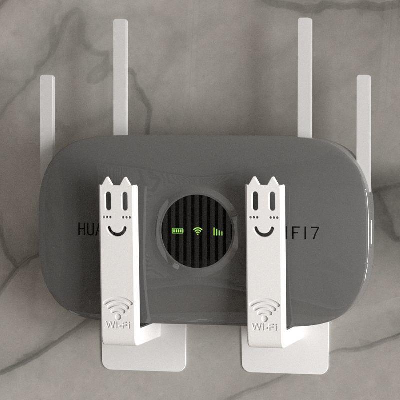 路由器放置架wifi墙壁电视