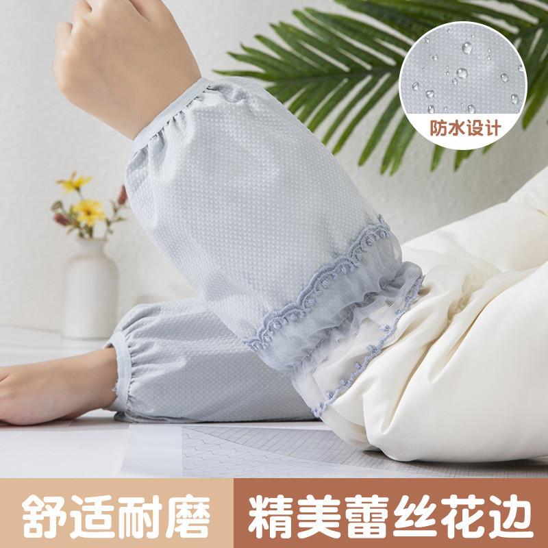 防水防油袖套女秋冬短款加