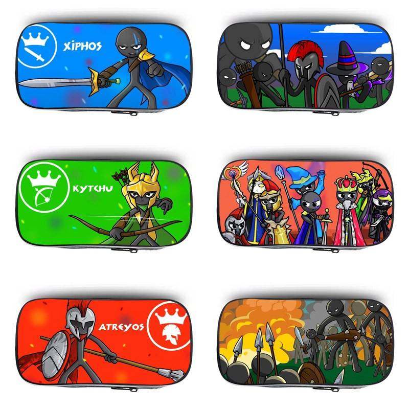 火柴人战争遗产大战大容量笔袋男孩子儿童小学生卡通铅笔盒文具袋,收纳整理,卡套,淘宝优惠券,粉丝福利购,淘宝优惠卷