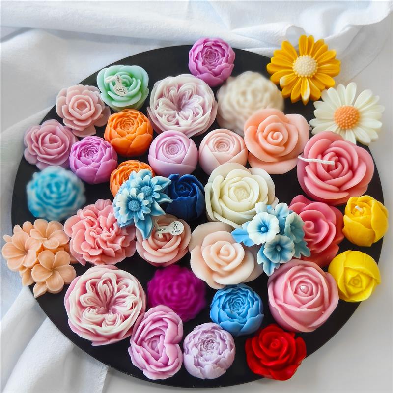 手工肥皂模具玫瑰花朵花卉