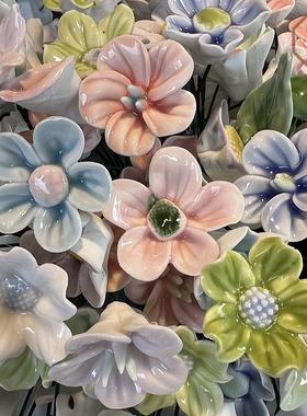 景德镇陶瓷花9.9元5朵