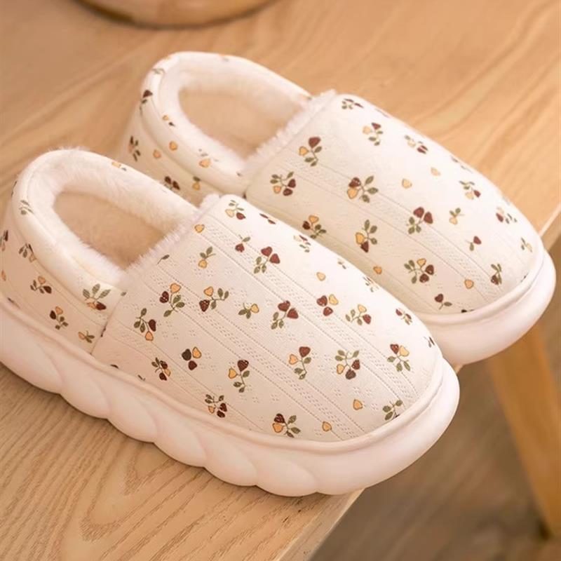 冬季月子鞋秋冬包跟棉拖鞋