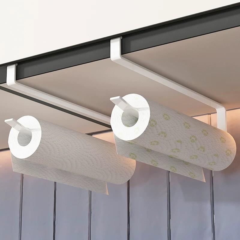 厨房纸巾架免打孔橱柜卷纸