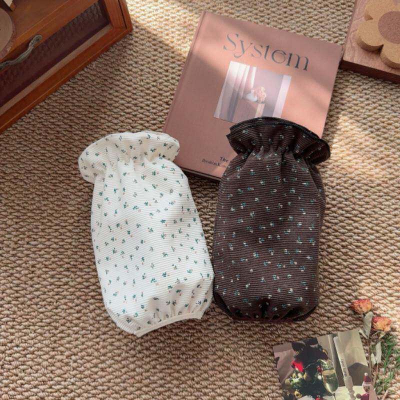 短款袖套韩版2025新款秋冬季小碎花时尚袖套办公室防污护袖手臂套