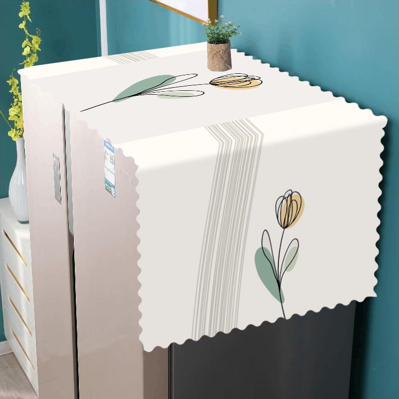 洗衣机防尘通用盖布罩北欧