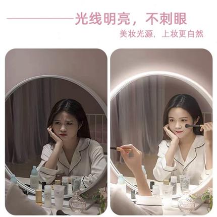 洗漱台镜前灯卫生间感应灯带USB充电款自粘化妆镜补光灯带全身镜