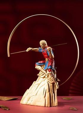 齐天大圣孙悟空新中式摆件斗战胜佛家居装饰品客厅玄关猴子电视柜