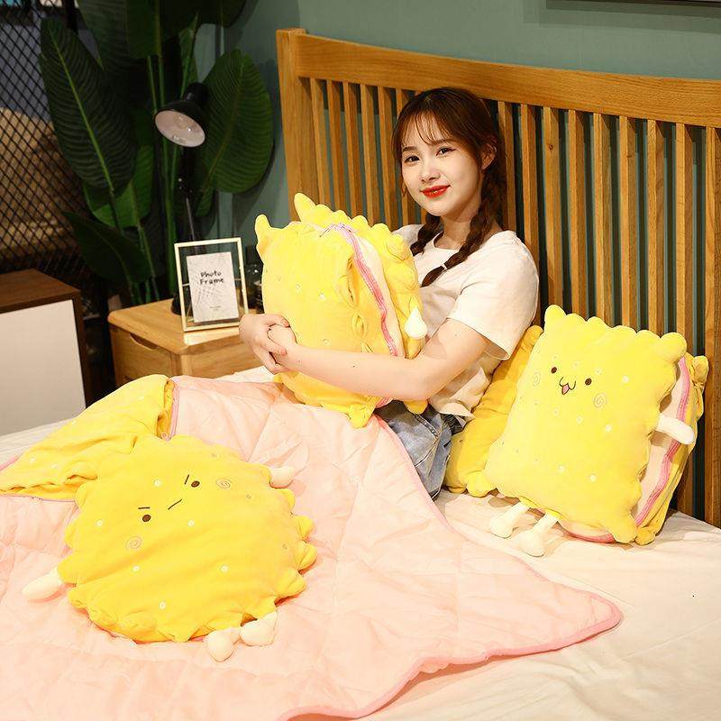 饼干抱枕被子两用四季通用教室汽车用学生枕头办公室睡觉神器午睡,居家布艺,抱枕被,淘宝优惠券,粉丝福利购,淘宝优惠卷