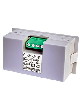 0-199.9v600v交流电压表液晶显示数显表头 独立电源抗干扰D69-222