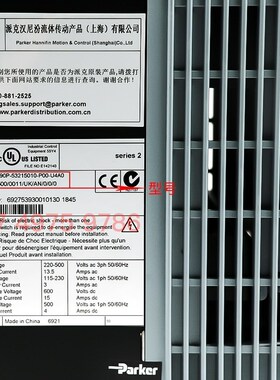 派克直流调速器 590P/165A 现货 590P-53316520-P00-U4A0全新原装