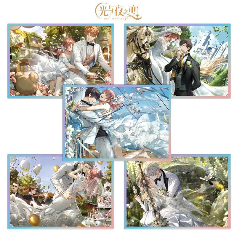 光与夜之恋亚力克色纸萧逸陆沉齐司礼查理苏夏鸣星二次元周边礼物