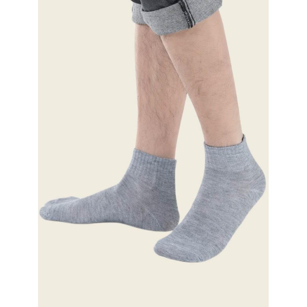 20双袜子男防臭防脚气夏季薄款纯棉吸汗透气抑菌一次性懒人中筒袜