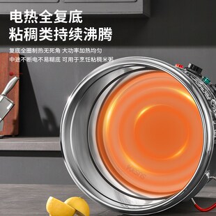 电汤桶电加热蒸煮桶大容量保温桶商用不锈钢恒温烧T水桶电热卤肉