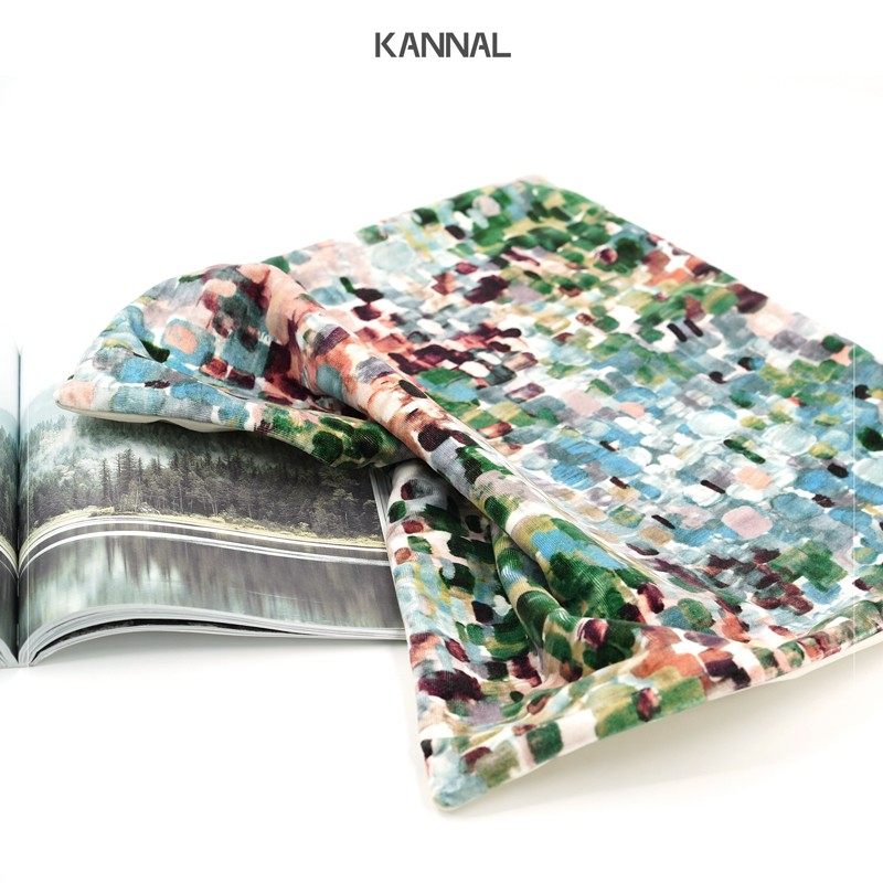 寻界自然粉绿色全棉印花绒布几何抽象靠包P沙发抱枕样板间方,居家布艺,靠垫/抱枕,淘宝优惠券,粉丝福利购,淘宝优惠卷