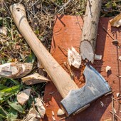 锰钢锻造家用户h外露营斧尼曼小手斧头高硬度劈柴砍树剁骨雕刻木