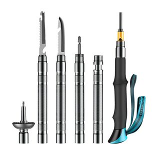 户外用品爬山装 j备多功能登山杖手杖非碳素超轻折叠男女伸缩防身