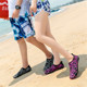 女防滑涉水沙滩Z鞋 弹力健身跑步机鞋 男瑜伽跳绳赤足贴肤鞋 游泳软