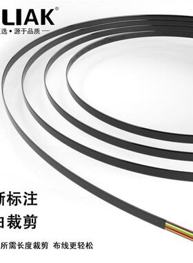 现货20218lp8c150c8米网线多股芯纯p8c全铜铜多8c扁平线全纯铜p整