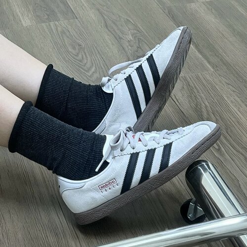 Adidas originals Stadt灰白阿迪达斯低帮春季德训板鞋男女JR6342