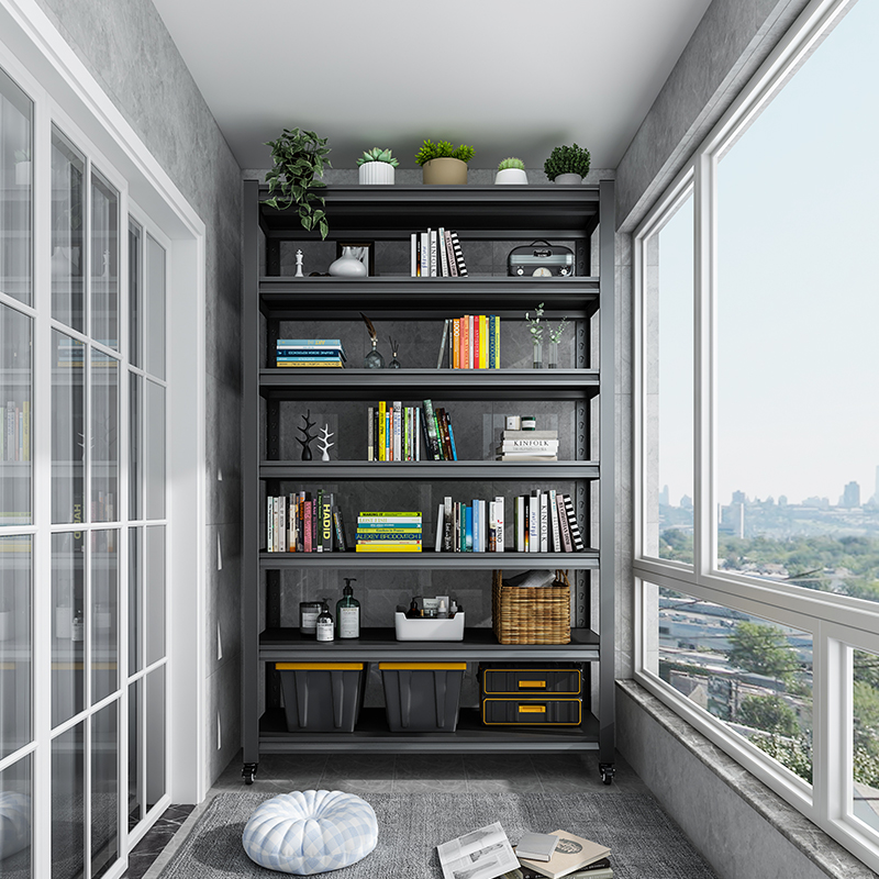 速发超置物架仓储仓库钢纳展示架台市货架多层落地收制架加厚铁架